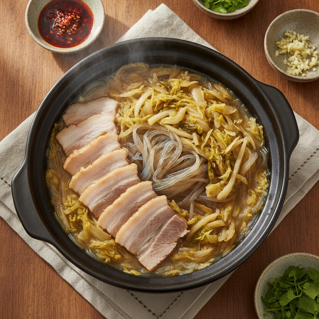 酸菜白肉 — 銅鍋でことこと、東北の冬の鍋